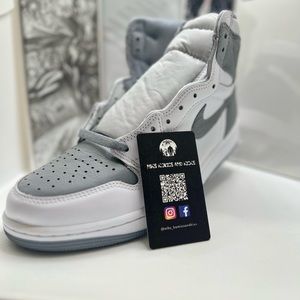 NIKE AIR JORDAN 1 MID RETRO OG STEALTH MENS SIZE 9.5